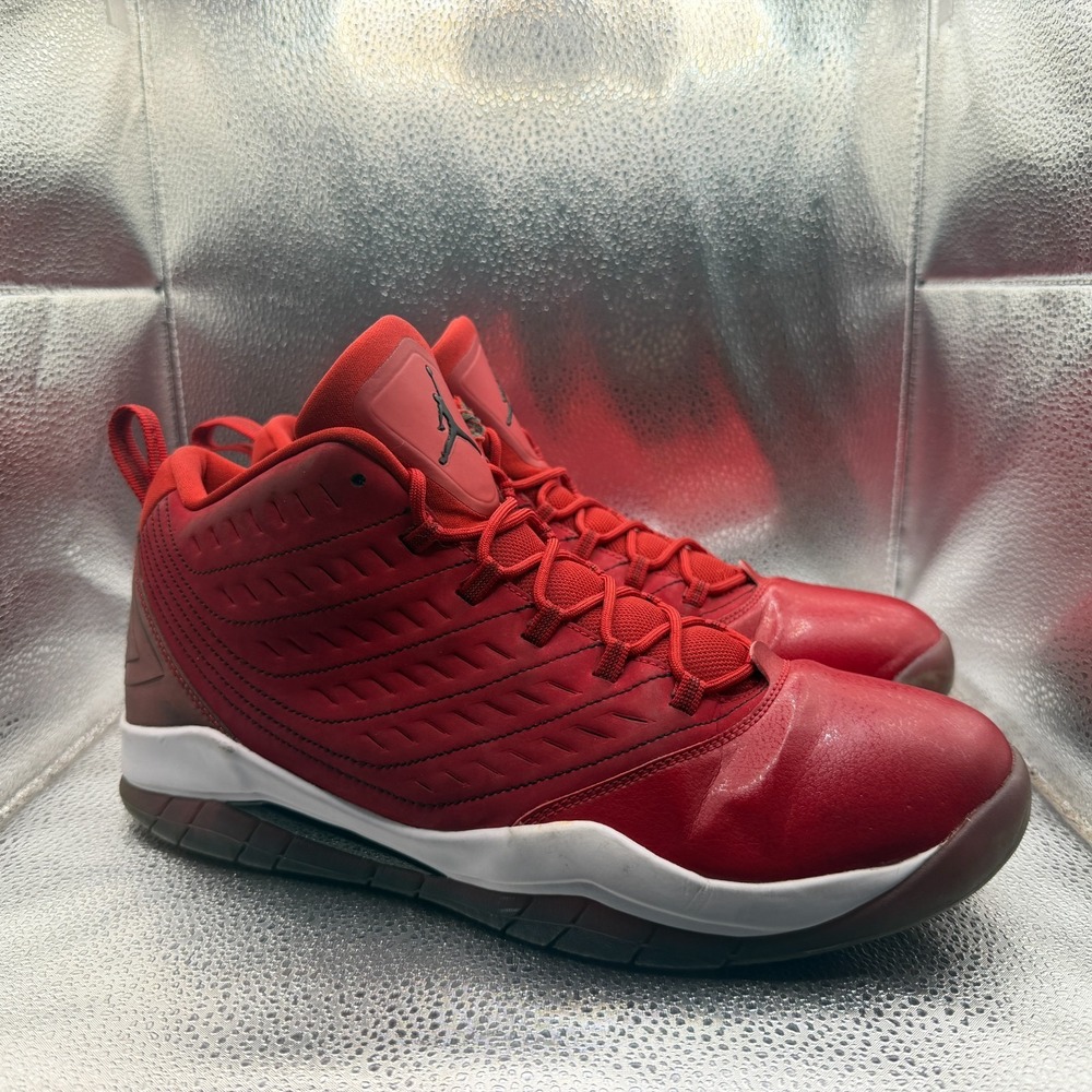 Size 12 Air Jordan Velocity Gym Red Black Mens Lace Up Athletic Shoes 688975-601